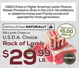 DeCicco & Sons Rack of Lamb offer