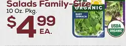 DeCicco & Sons EARTHBOUND FARM ORGANIC SALADS FAMILY-SIZE offer