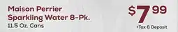DeCicco & Sons Maison Perrier Sparkling Water 8 - Pk offer