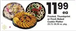 ACME Frosted, Thumbprint or Fresh Baked Cookie Platter offer