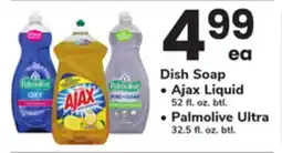 ACME Ajax Liquid 52 fl. oz. btl. Palmolive Ultra 32.5 fl. oz. btl Dish Soap offer
