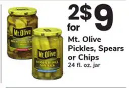 ACME Mt. Olive Pickles, Spears or Chips offer