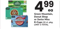 ACME Green Mountain, Donut Shop or Swiss Miss K-Cups offer