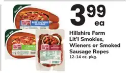 ACME Hillshire Farm Lit'l Smokies, Wieners or Smoked Sausage Ropes offer