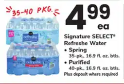 ACME Signature SELECT Refreshe Water offer