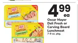 ACME Oscar Mayer Deli Fresh or Carving Board Lunchmeat offer