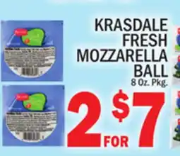 C Town KRASDALE FRESH MOZZARELLA BALL offer