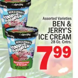 C Town BEN & JERRY'S ICE CREAM offer