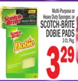 C Town SCOTCH-BRITE DOBIE PADS offer