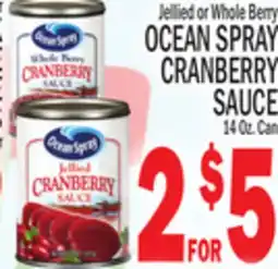 C Town OCEAN SPRAY CRANBERRY SAUCE offer