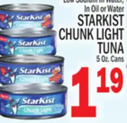 C Town STARKIST CHUNK LIGHT TUNA offer