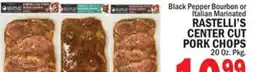 C Town RASTELLI'S CENTER CUT CENTER CUT PORK CHOPS offer