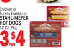 C Town STAHL-MEYER HOT DOGS offer