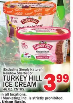 C Town TURKEY HILL ICE CREAM offer