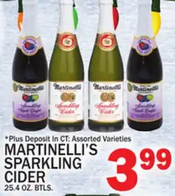 C Town MARTINELLI'S SPARKLING CIDER offer