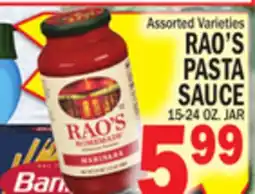 C Town RAO'S PASTA SAUCE offer