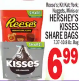 C Town HERSHEY'S KISSES SHARE BAGS offer