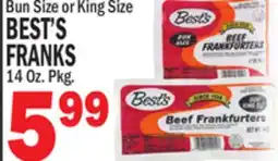 C Town BEST'S FRANKS offer