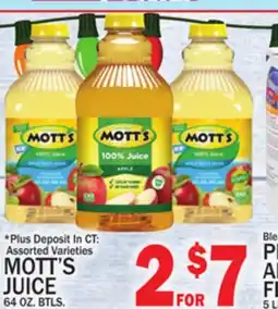 C Town MOTT'S JUICE offer