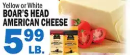 C Town BOAR'S HEAD AMERICAN CHEESE offer