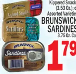 C Town BRUNSWICK SARDINES offer