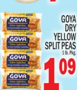 C Town GOYA DRY YELLOW SPLIT PEAS offer