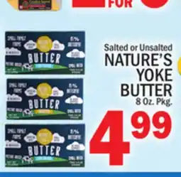 C Town NATURE'S YOKE BUTTER offer