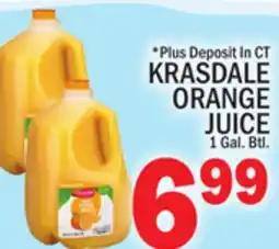 C Town KRASDALE ORANGE JUICE offer