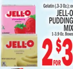 C Town JELL-O PUDDING MIX, 1-3.9 Oz. Boxes offer