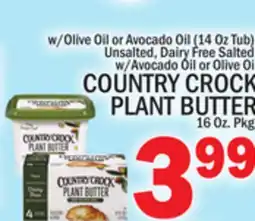 C Town COUNTRY CROCK PLANT BUTTER 16 Oz. Pkg offer