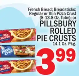 C Town PILLSBURY ROLLED PIE CRUSTS 14.1 Oz. Pkg offer