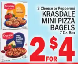 C Town KRASDALE MINI PIZZA BAGELS offer
