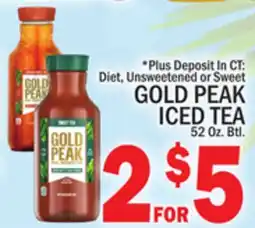 C Town GOLD PEAK ICED TEA offer