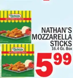 C Town NATHAN'S MOZZARELLA STICKS offer