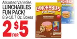 C Town LUNCHABLES FUN PACK offer