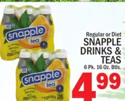 C Town SNAPPLE DRINKS & TEAS offer