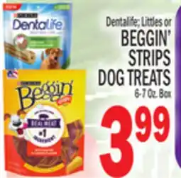 C Town BEGGIN' STRIPS DOG TREATS offer