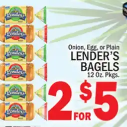 C Town LENDER'S BAGELS offer