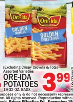 C Town ORE-IDA POTATOES offer