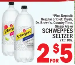 C Town SCHWEPPES SELTZER offer