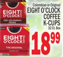 C Town EIGHT O'CLOCK COFFEE K-CUPS offer