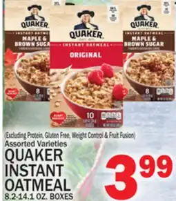 C Town QUAKER INSTANT OATMEAL offer