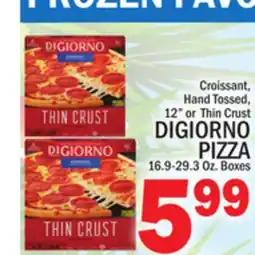 C Town DIGIORNO PIZZA 16.9-29.3 Oz. Boxes offer