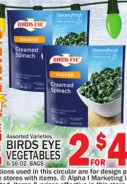 C Town BIRDS EYE VEGETABLES offer