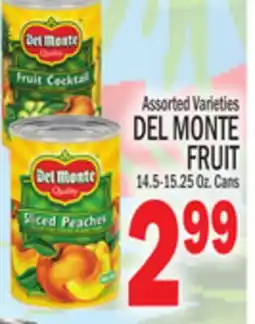C Town DEL MONTE FRUIT offer
