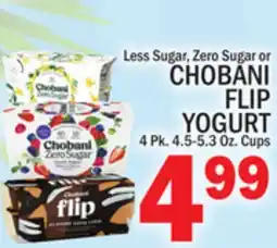 C Town CHOBANI FLIP YOGURT offer