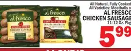 C Town AL FRESCO CHICKEN SAUSAGE offer