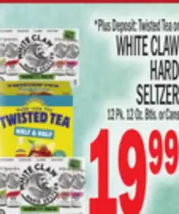 C Town WHITE CLAW HARD SELTZER offer