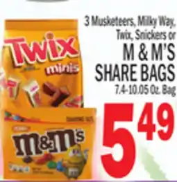 C Town M & M' S SHARE BAGS offer