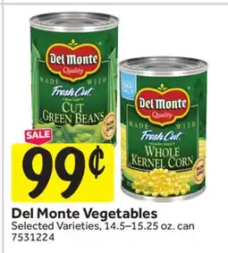 Stop&Shop Del Monte Vegetables offer